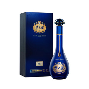 洋河蓝色经典梦之蓝M6+浓香型52度白酒550ml单瓶装 
