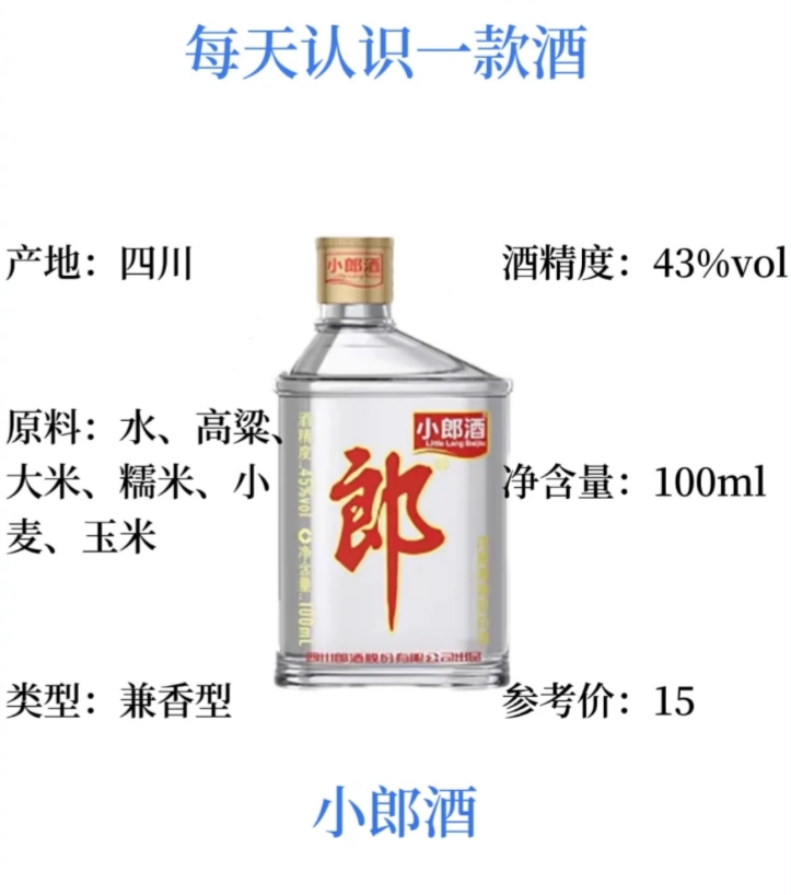 每天认识一款酒｜小郎酒 